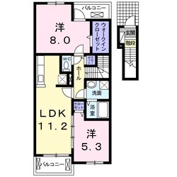 斎宮駅 徒歩14分 2階の物件間取画像